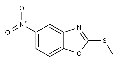 5-Nitro-2-thiomethyl benzoxazole Structure
