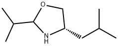 Oxazolidine, 2-(1-methylethyl)-4-(2-methylpropyl)-, (4S)- (9CI) Structure