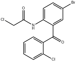 N-[4-Bromo-2-(2-chlorobenzoyl)phenyl]-2-chloroacetamide Structure