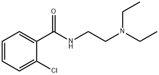 2-chloro-N-(2-diethylaminoethyl)benzamide 구조식 이미지
