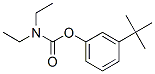 (3-tert-부틸페닐)N,N-디에틸카르바메이트 구조식 이미지