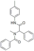 벤즈아미드,N-메틸-N-[알파-(p-톨릴카르바모일)벤질]-(8CI) 구조식 이미지