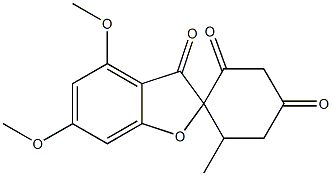 4,6-DiMethoxy-2'-Methyl-3,4',6'-grisantrione Structure