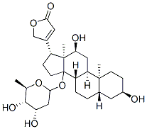 3beta,12beta,14-trihydroxy-5beta-card-20(22)-enolide, monodigitoxoside Structure