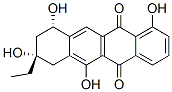 (8S,10S)-8-Ethyl-7,8,9,10-tetrahydro-1,6,8,10-tetrahydroxy-5,12-naphthacenedione Structure