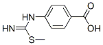벤조산,4-[[이미노(메틸티오)메틸]아미노]-(9CI) 구조식 이미지