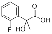 벤젠아세트산,2-FLUORO-A-HYDROXY-A-METHYL- 구조식 이미지