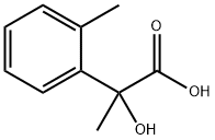 BENZENEACETIC ACID, A-HYDROXY-A,2-DIMETHYL- Structure