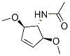 Acetamide, N-[(1alpha,2beta,5beta)-2,5-dimethoxy-3-cyclopenten-1-yl]- (9CI) Structure