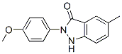3H-인다졸-3-온,1,2-디히드로 구조식 이미지
