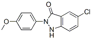 5-Chloro-1,2-dihydro-2-(4-methoxyphenyl)-3H-indazol-3-one 구조식 이미지