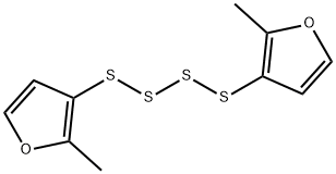 Bis(2-methyl-3-furyl)tetrasulfide 구조식 이미지
