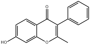 7-HYDROXY-2-METHYL-3-PHENYL-CHROMEN-4-ONE Structure