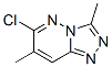 3,7-디메틸-6-클로로-1,2,4-트리아졸로[4,3-b]피리다진 구조식 이미지