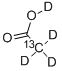 Acetic  acid-2-13C,d4 구조식 이미지