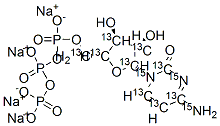 CTP-13C915N3나트륨소금 구조식 이미지