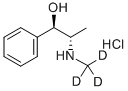 (1R,2S)-(-)-에페드린-D3HCL(N-메틸-D3) 구조식 이미지