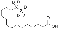 HEXADECANOIC-15,15,16,16,16-D5 ACID Structure