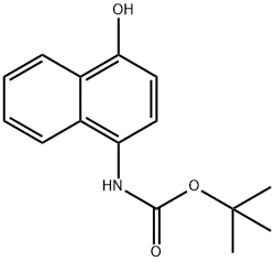 (4-HYDROXY-NAPHTHALEN-1-YL)-CARBAMIC ACID TERT-BUTYL ESTER Structure