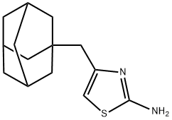 4-ADAMANTAN-1-YLMETHYL-THIAZOL-2-YLAMINE Structure
