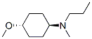 Cyclohexanamine, 4-methoxy-N-methyl-N-propyl-, trans- (9CI) Structure