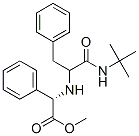 Benzeneacetic acid, alpha-[[2-[(1,1-dimethylethyl)amino]-2-oxo-1-(phenylmethyl)ethyl]amino]-, methyl ester, (alphaS)- (9CI) Structure