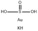 sulphurous acid, gold potassium salt Structure