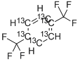 1,4-BIS(TRIFLUOROMETHYL)BENZENE-RING-13C6 Structure