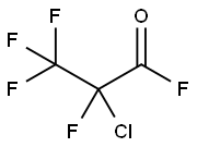 2-CHLOROTETRAFLUOROPROPANOYL FLUORIDE Structure