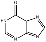 6H-퓨린-6-온,1,5-디하이드로-(9CI) 구조식 이미지