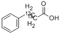 3-PHENYLPROPIONIC ACID-2,3-13C2 Structure