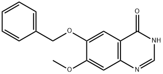 7-메톡시-6-벤질옥시퀴나졸린-4-온 구조식 이미지