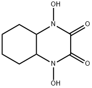 1,4-DIHYDROXYOCTAHYDROQUINOXALINE-2,3-DIONE 구조식 이미지