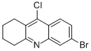 6-BROMO-9-CHLORO-1,2,3,4-TETRAHYDRO-ACRIDINE 구조식 이미지