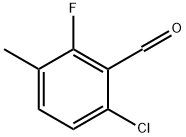 6-Chloro-2-fluoro-3-methylbenzaldehyde 구조식 이미지