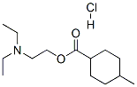 2-diethylaminoethyl 4-methylcyclohexane-1-carboxylate hydrochloride 구조식 이미지