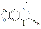 1-ethyl-1,4-dihydro-4-oxo[1,3]dioxolo[4,5-g]cinnoline-3-carbonitrile 구조식 이미지