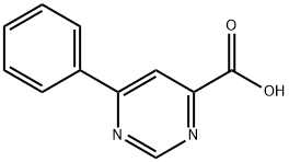 6-PHENYL-4-PYRIMIDINECARBOXYLIC ACID 구조식 이미지