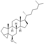 3ALPHA,5-CYCLO-5ALPHA-CHOLESTAN-6BETA-OL메틸에테르 구조식 이미지