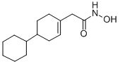 2-(4-cyclohexyl-1-cyclohexenyl)-N-hydroxy-acetamide Structure
