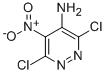 3,6-DICHLORO-5-NITRO-4-PYRIDAZINAMINE Structure
