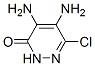 3(2H)-Pyridazinone,  4,5-diamino-6-chloro- Structure