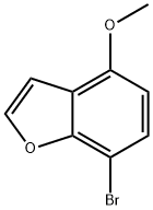 7-BROMO-4-METHOXYBENZOFURAN Structure