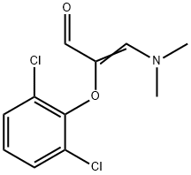 2-(2,6-DICHLOROPHENOXY)-3-(DIMETHYLAMINO)ACRYLALDEHYDE Structure