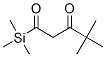 4,4-dimethyl-1-(trimethylsilyl)pentane-1,3-dione Structure