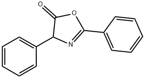 5(4H)-옥사졸론,2,4-디페닐- 구조식 이미지