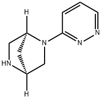 2,5-Diazabicyclo[2.2.1]heptane,2-(3-pyridazinyl)-,(1S,4S)-(9CI) Structure