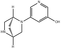 3-Pyridinol,5-(1S,4S)-2,5-diazabicyclo[2.2.1]hept-2-yl-(9CI) Structure