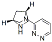 2,5-Diazabicyclo[2.2.1]heptane,2-(3-pyridazinyl)-,(1R,4R)-(9CI) Structure