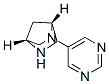 2,5-Diazabicyclo[2.2.1]heptane,2-(5-pyrimidinyl)-,(1R,4R)-(9CI) 구조식 이미지